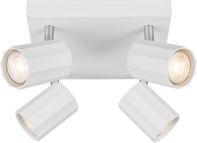 LIVARNO HOME Deckenschienenleuchte mit 4 neig- und schwenkbaren LED-Spots in Weiß - Bild 1