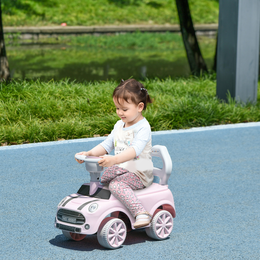 AIYAPLAY Rutschauto rosa mit Kippschutz für 18-36 Monate - Bild 2