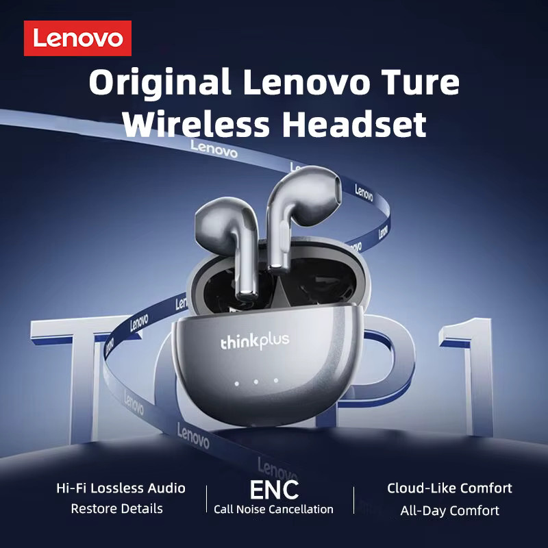 Lenovo LP2 Pro Bluetooth 5.4 Ohrhörer in Schwarz, kabellose Halb-In-Ear Kopfhörer mit HIFI-Klangqualität und klaren Anrufen - Bild 3