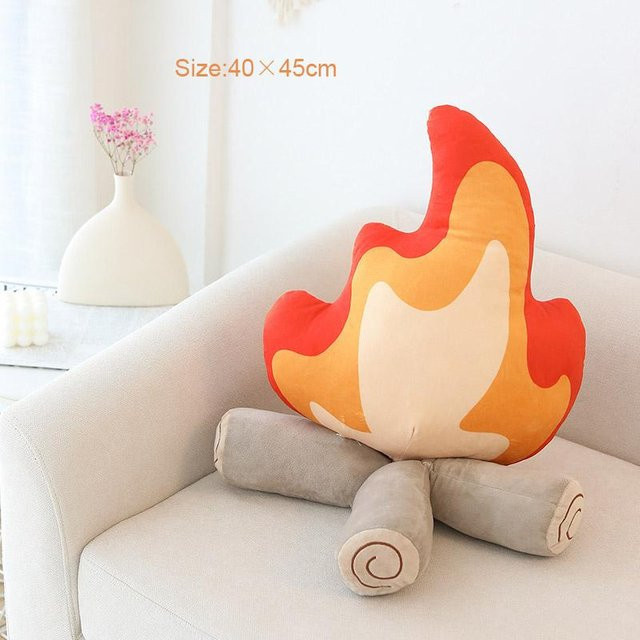 Yiran Health & Beauty Lagerfeuer Plüschkissen, Stofftier, ab 3 Jahre - Bild 1
