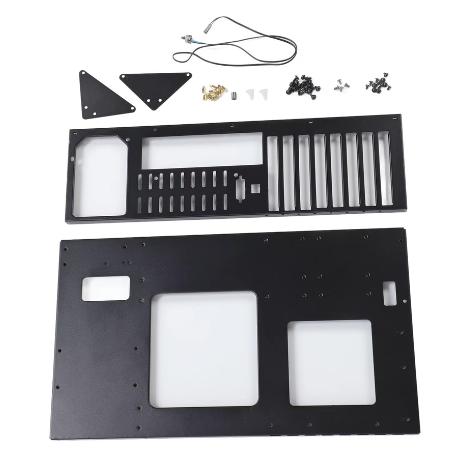 VBESTLIFE Computer Open Case Rack in Schwarz für ATX, M-ATX und ITX Mainboards sowie X79 und X99 Dual Server Motherboards - Bild 3