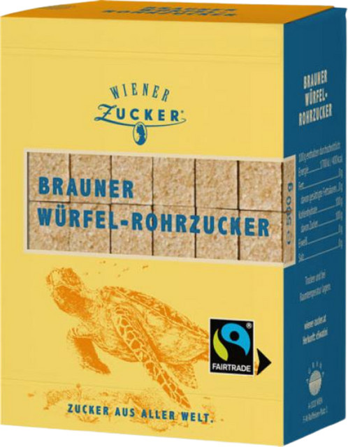 Wiener Zucker Fairtrade Brauner Würfel-Rohrzucker 500 g - Bild 1