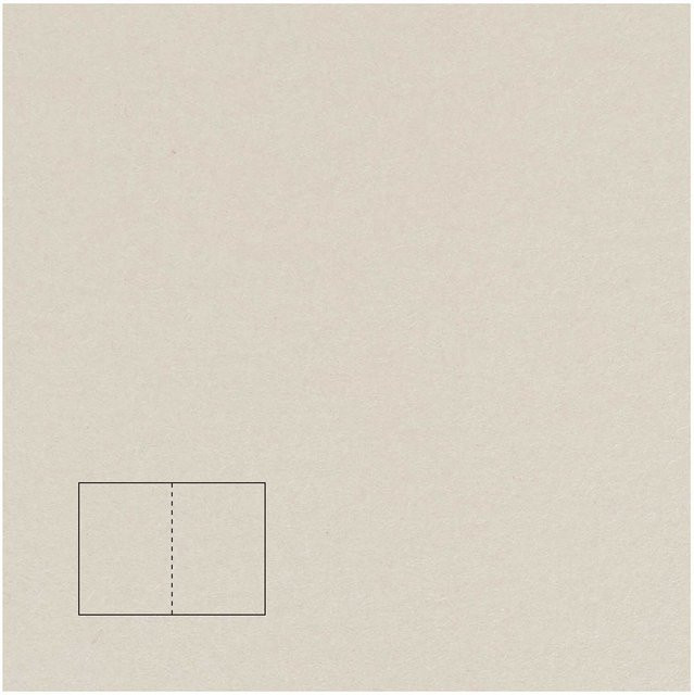 Rico Design Paper Poetry Klappkarten Essentials A6, 5 Stück, Perlmutt - Bild 1