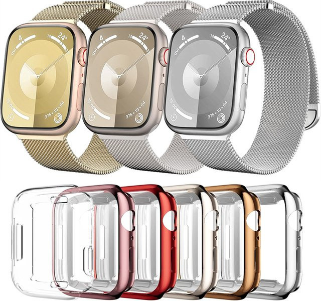 PEO Uhrenarmband Milanaise, Roségold, Unisex - Bild 1