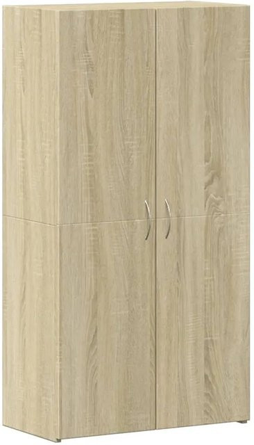 vidaXL Aktenschrank Sonoma-Eiche aus Holzwerkstoff B/T/H: 60 x 32 x 115 cm - Bild 1