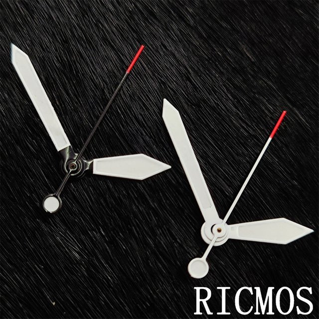 RICMOS Uhrzeiger, Edelstahl, schwarz/weiß, Unisex - Bild 1