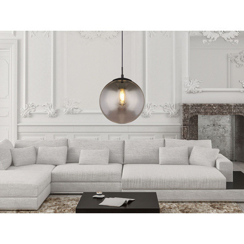 GLOBO LIGHTING Hängeleuchte Blama Schwarz Matt aus Metall, B/T/H: 30 x 30 x 120 cm - Bild 2