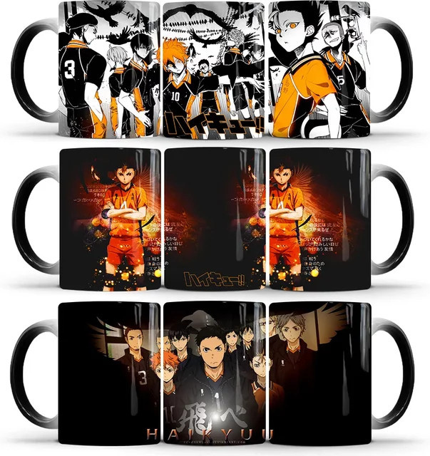 Haikyuu!! Farbwechsel Keramiktasse von Bandai, wärmeempfindlicher Anime Becher in Multicolour - Bild 1