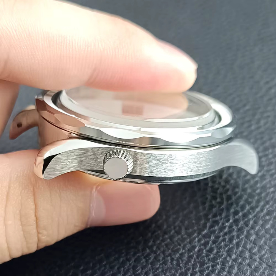 Dwayne Campbell Uhrengehäuse Edelstahl, Silber, 42 mm, Herren - Bild 2