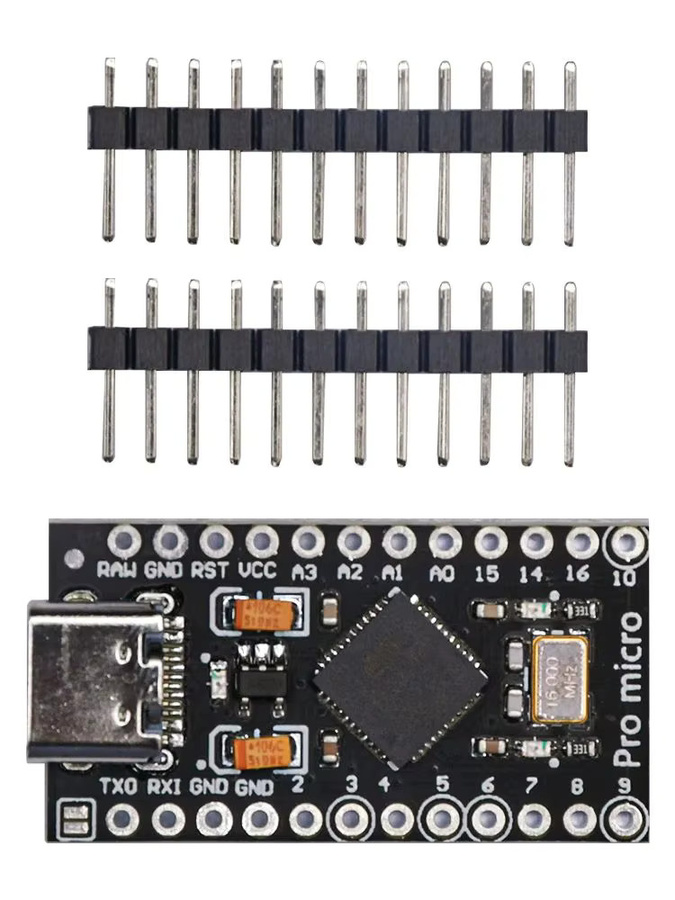 diymore ATMEGA32U4 USB-C Development Board Pro-Micro Ersatz Modul in Schwarz - Bild 4