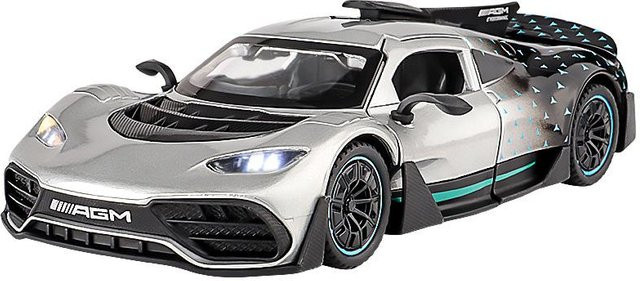 Linyi toy car Supercar Spielzeugauto, 1:32, Metall, Grau, ab 14 Jahre - Bild 1