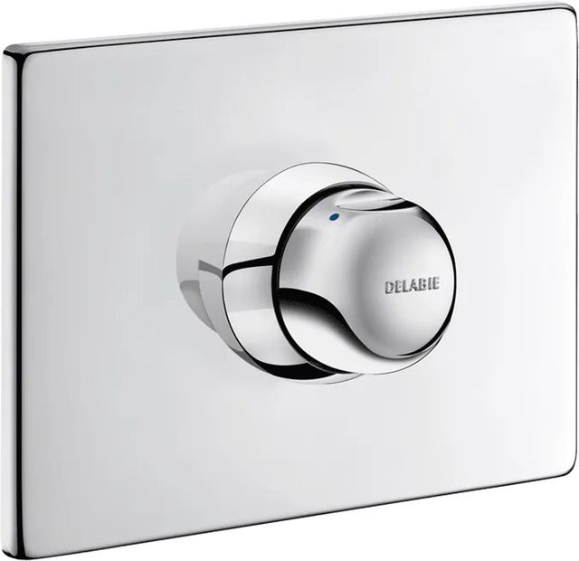 Delabie TEMPOMIX Selbstschluss-Duscharmatur Unterputz Set 2/2 in Chrom, wassersparend und aus Edelstahl - Bild 1