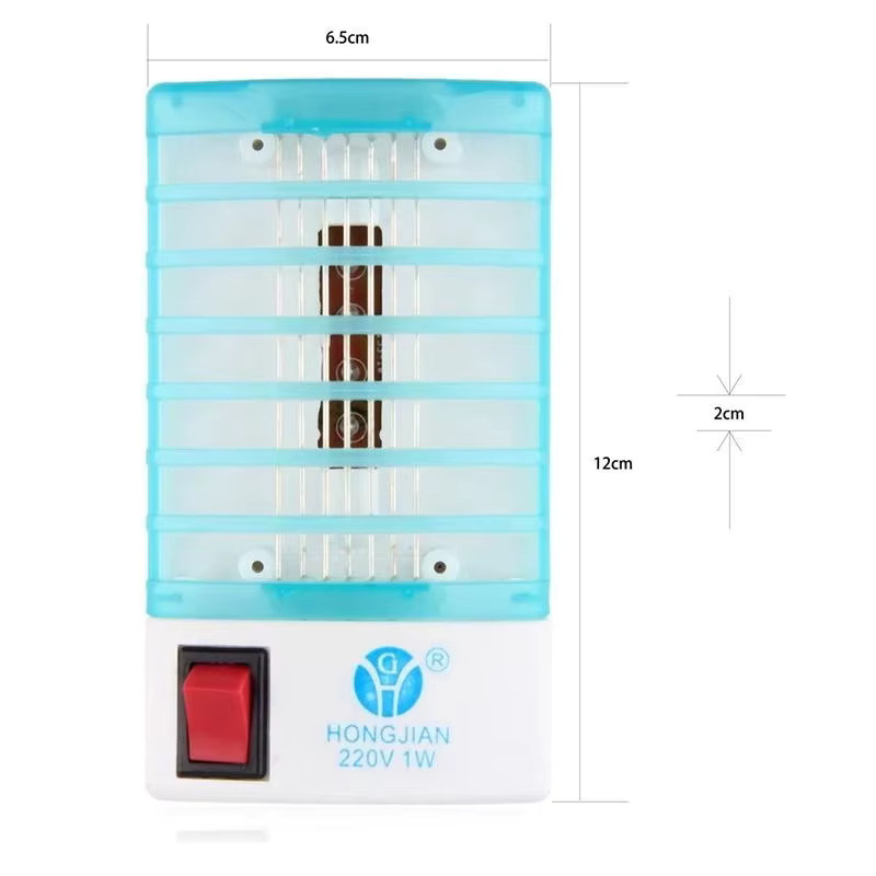 CHUBAN Mini elektrische Mückenvernichtungslampe mit UV-LED-Licht in Blau - Bild 2