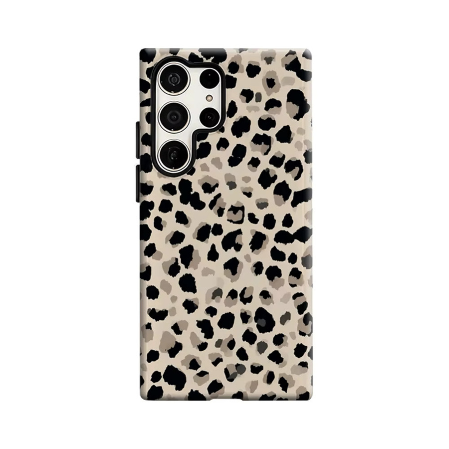 Stoßfeste Doppelschicht Handyhülle mit Leopardenmuster für Samsung Galaxy S25 Ultra, S24, S23 Ultra und S23 Plus in Multicolour - Bild 6