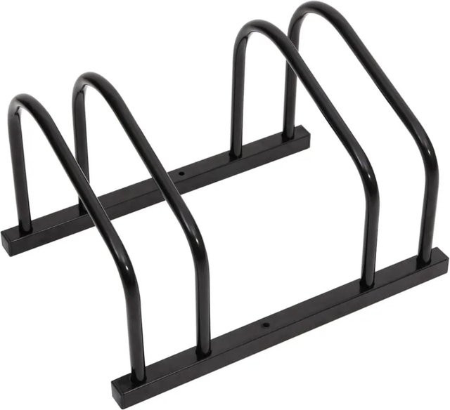 vidaXL Fahrradständer für 2 Fahrräder aus Stahl in Schwarz - Bild 1