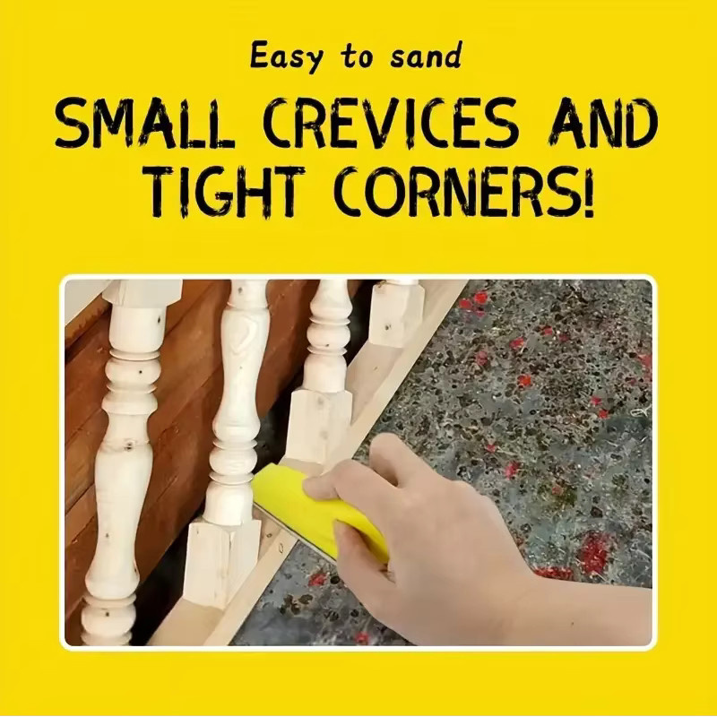 DIY Mini Schleifpapier Set mit 15 bis 22 Teilen für Holzprojekte, Nass- und Trockenschleifpapier mit Klettverschluss für Handarbeit - Bild 6