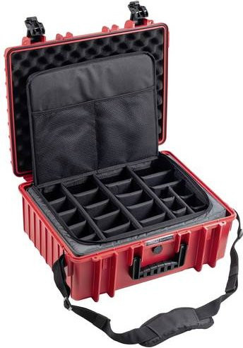 B&W International Typ 6000 Kamerakoffer Wasserdicht in Rot - Bild 1