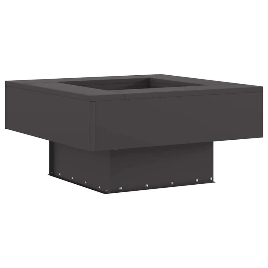 vidaXL Feuerstelle aus Stahl in Schwarz B/T/H: 60 x 60 x 30 cm - Bild 2