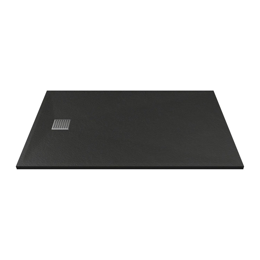 Duschwanne Mirnosa von Vente-unique in Schwarz, rechteckig, Breite: 140 cm - Bild 2