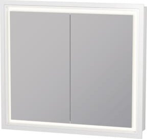 Duravit Spanplattenschraube mit Türanschlag L-Cube LED, Farbe: Graphit matt, B/T/H: 80 x 70 x 15,5 cm - Bild 1