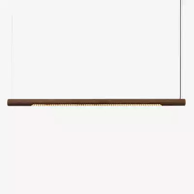 Graypants Roest Pendelleuchte LED horizontal in Grau und Braun aus Holz - Bild 1