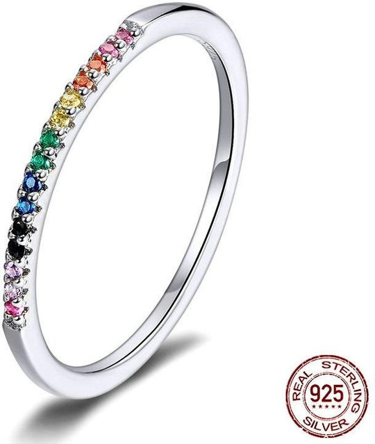 Ring 925 Silber, Zirkonia, Damen - Bild 1