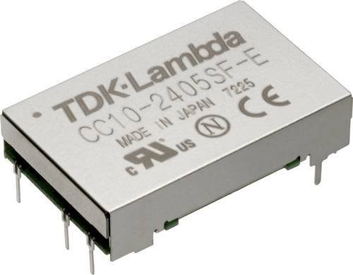 TDK-Lambda CC10-2412DF-E DC/DC-Wandler Print 24 V/DC auf 12 V/DC, 10W, 0.45A, Farbe: Silber - Bild 1