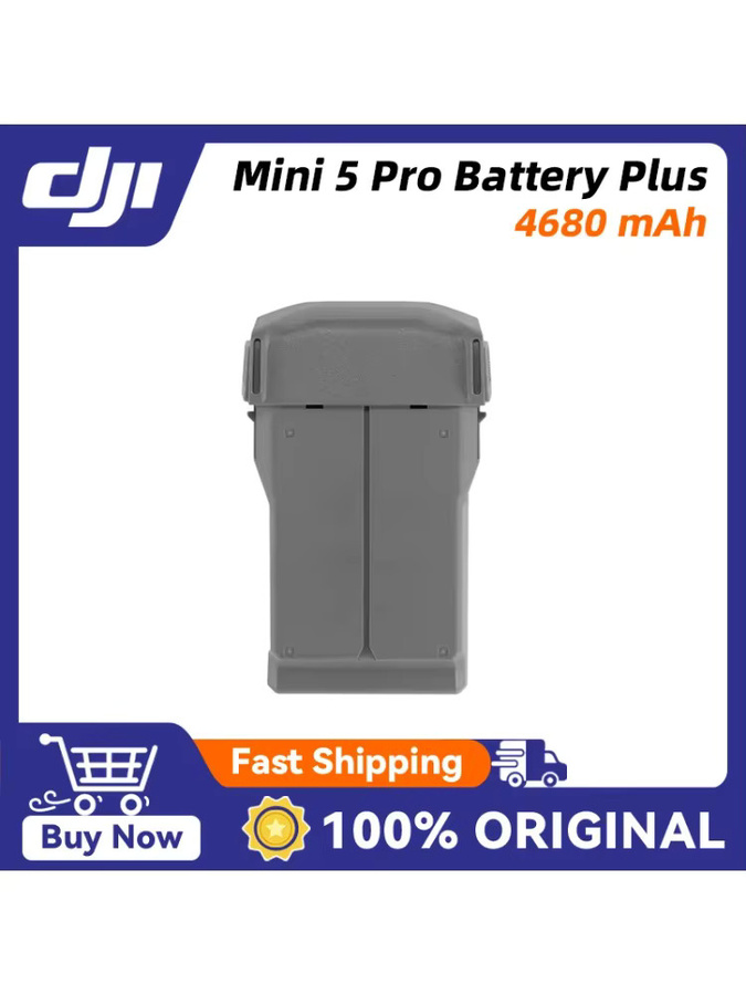 DJI Mini 5 Pro Intelligent Flight Battery Plus mit 4680mAh für bis zu 52 Minuten Flugzeit in Grau - Bild 3