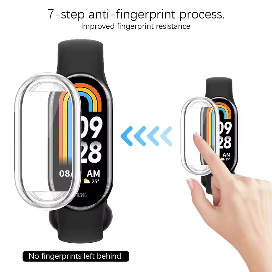 Xiaomi Schutzhülle mit Displayschutz und NFC-Funktion für Mi Band 10 9 8 in Transparent - Bild 5