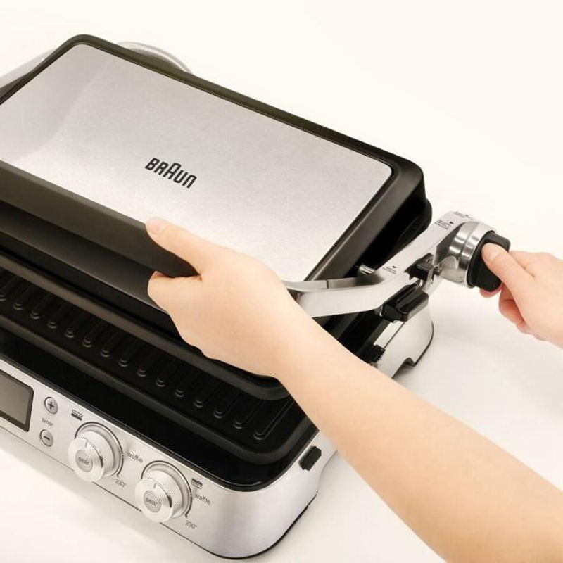 Braun Multigrill CG 9040 Kontaktgrill in Schwarz und Edelstahl - Bild 3