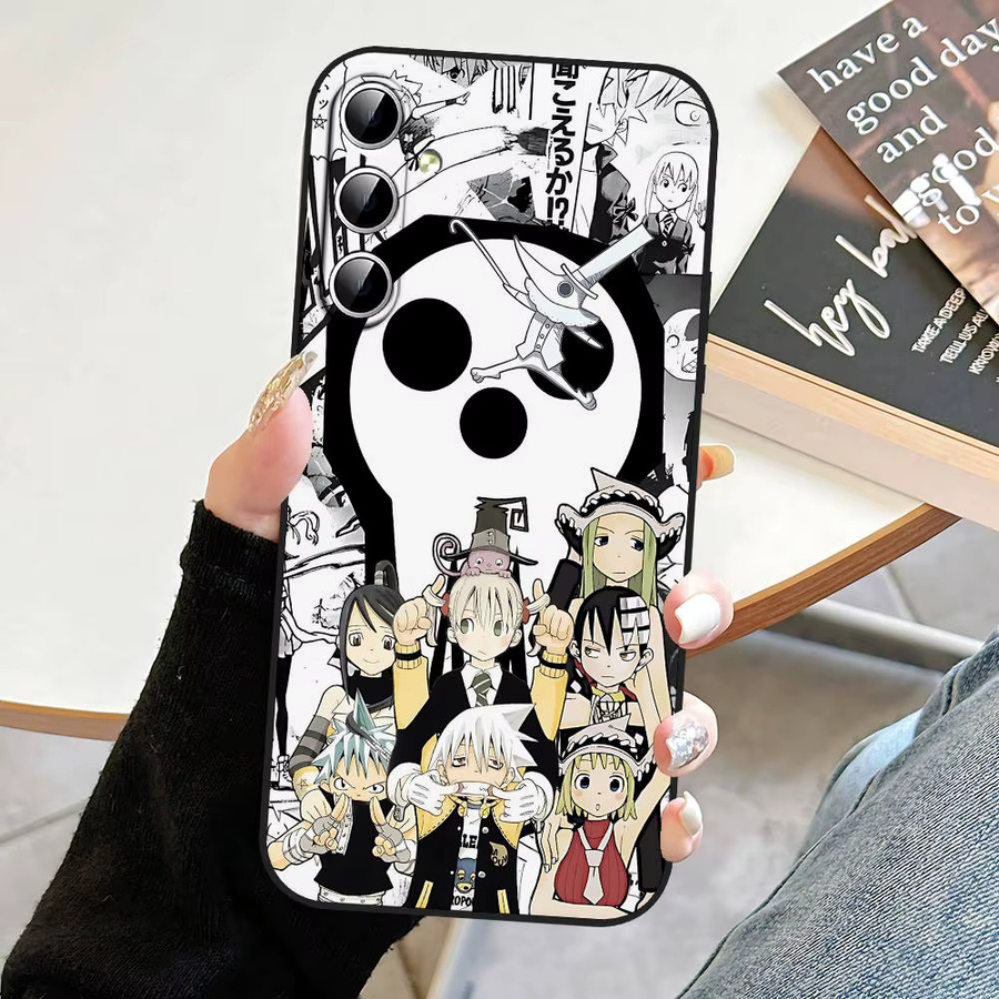 Anime Soul Eater Soft Cover Handyhülle für Samsung Galaxy S21 S22 S23 S24 S25 S26 Ultra FE Plus 5G A52S in Multicolour - Bild 3