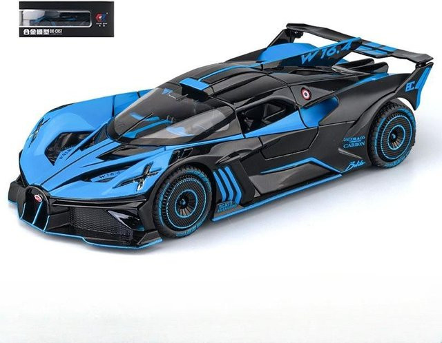 Linyi toy car Bolide Spray Sportwagen Modell, 1:24, Metall, mit Sound und Licht, ab 14 Jahre - Bild 1