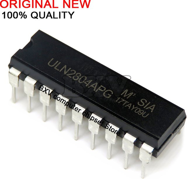 10er Set ULN2003AN DIP-16 Darlington Transistor Array in Schwarz - Bild 1