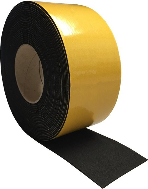Karle & Rubner Holzschutzband aus Zellkautschuk für Terrassen-Unterkonstruktionen, Breite: 75 mm, Länge: 10 m - Bild 1