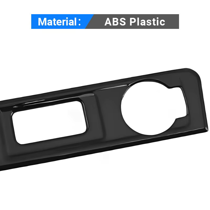 YaLumei Carbon Trim Abdeckung für die Auto Mittelkonsole und Zigarettenanzünder-Panel für Honda CR-V 6. Generation 2023 2024 2025 Hybrid, Schwarz - Bild 5