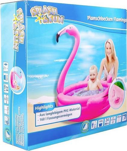 Splash und Fun Planschbecken Flamingo Durchmesser: 100 cm - Bild 1