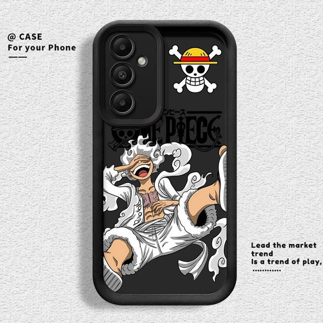 One Piece Luffy Handyhülle für Samsung Galaxy A-Serie in Schwarz - Bild 1