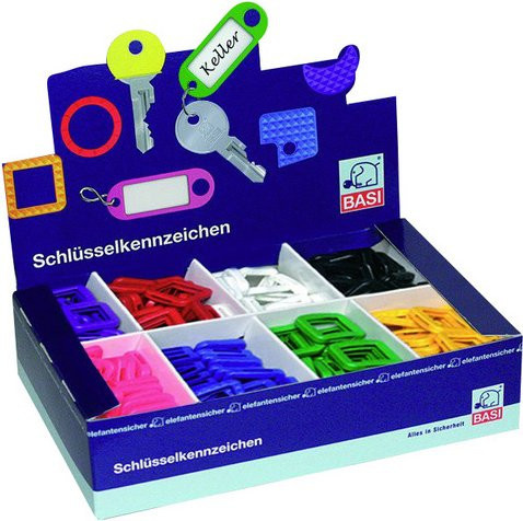 BASI Schlüsselring aus Kunststoff in Multicolour - Bild 1