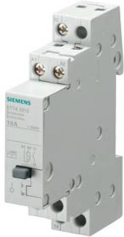 Siemens Schaltrelais 5TT4206-0 in Grau mit 250V Nennspannung, 16A Schaltstrom und 1 Wechsler - Bild 1