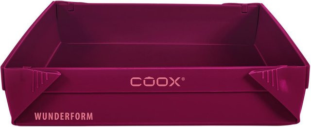 Coox Backform aus Silikon für Blechkuchen und Aufläufe, Rechteckig, Lila - Bild 1