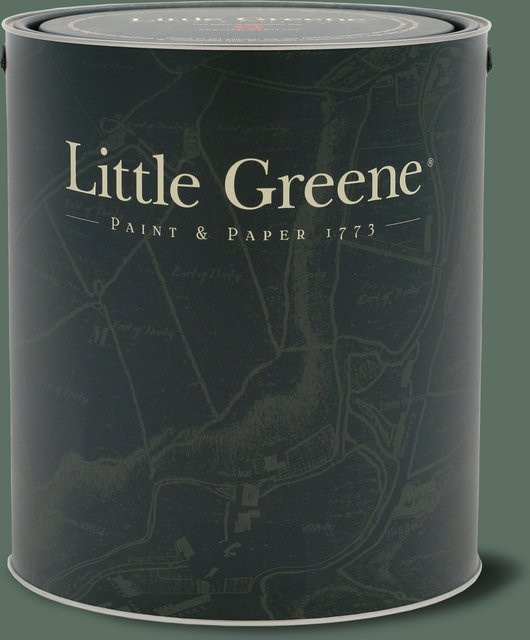Little Greene Absolute Matt Emulsion Archive Colour Ho Ho Green 305 Wasserbasierte Dispersionsfarbe Grün 2,5 l - Bild 1