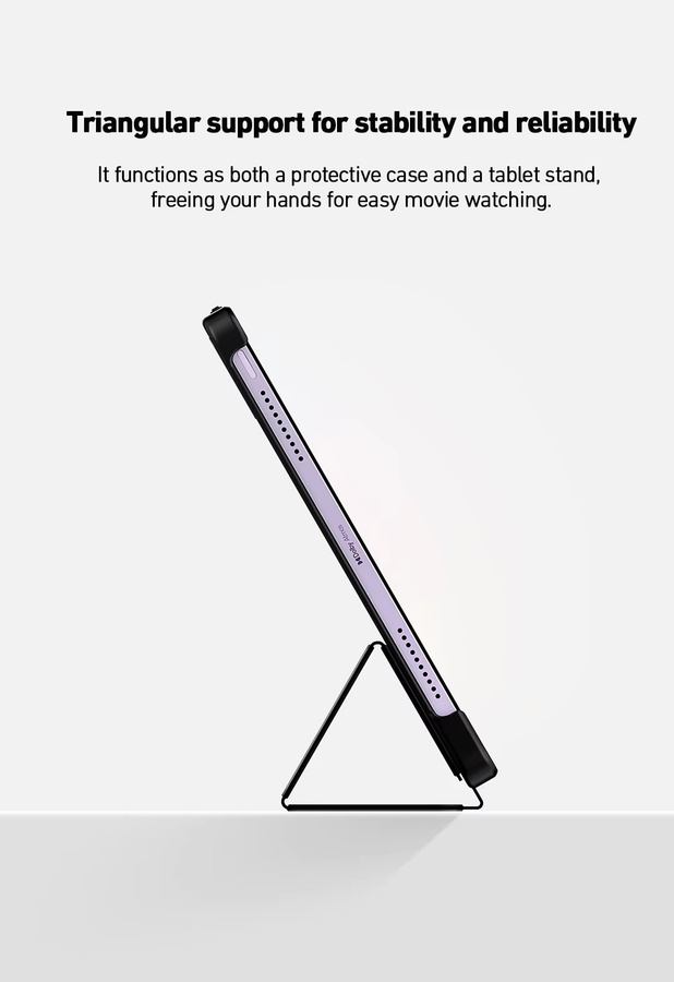 Original Schutzhülle für Xiaomi Redmi Pad SE in Schwarz mit Smart Auto Wake/Sleep-Funktion und präziser Passform - Bild 3