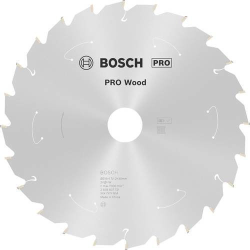 Bosch Hartmetall Kreissägeblatt Standard for Wood für Akkusägen, Durchmesser: 216 mm, Bohrung: 30 mm, 24 Zähne - Bild 1