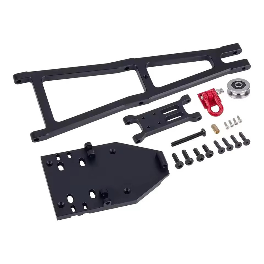Axial RC Car Crawler 1/10, Tow Truck Crane Arm Upgrade Kit, Metall, Grau - Bild 2