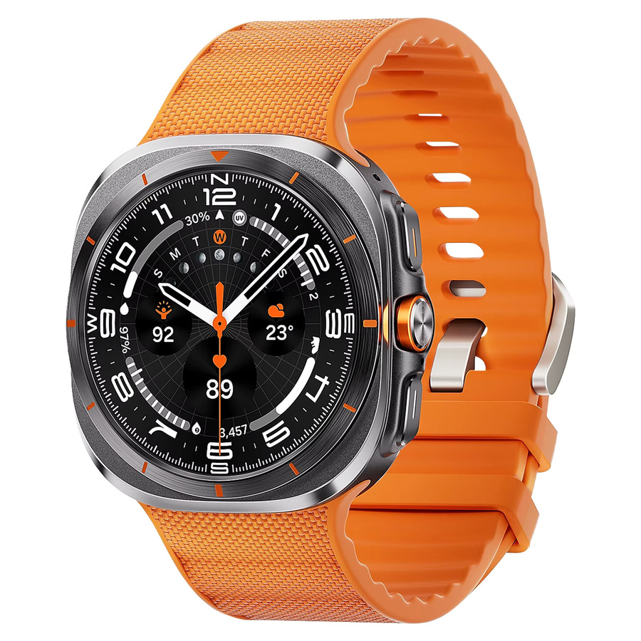 Samsung Galaxy Watch Ultra 2 Armband, Silikon, Nylon, 47 mm - Bild 2