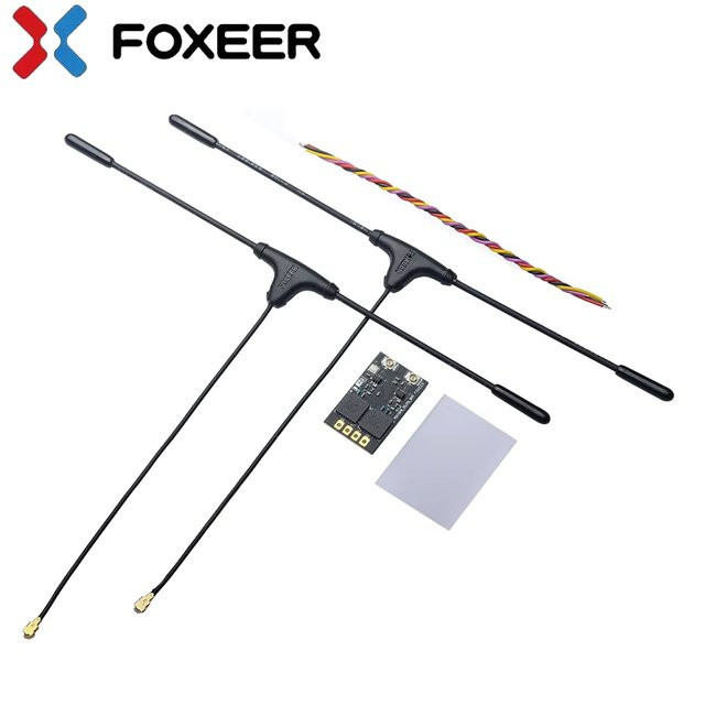 Foxeer Dual-UFL Diversity-Antenne für ExpressLRS ELRS 915/868MHz in Schwarz für FPV Racing Drones und Whoops - Bild 1
