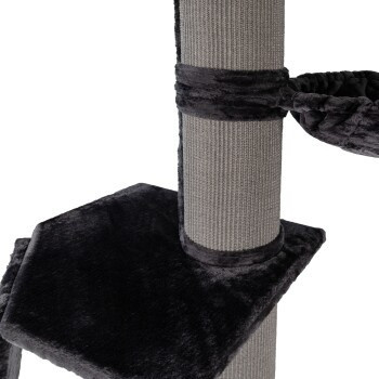 Canadian Cat Company Kratzbaum Regina XL in Anthrazit mit Sisal und Plüsch, B/T/H: 60 x 60 x 165 cm - Bild 3