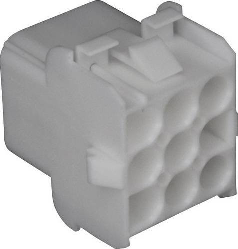 TE Connectivity Universal-MATE-N-LOK Buchsengehäuse-Kabel in Weiß, 15 Polzahl, 1-480711-0 - Bild 1