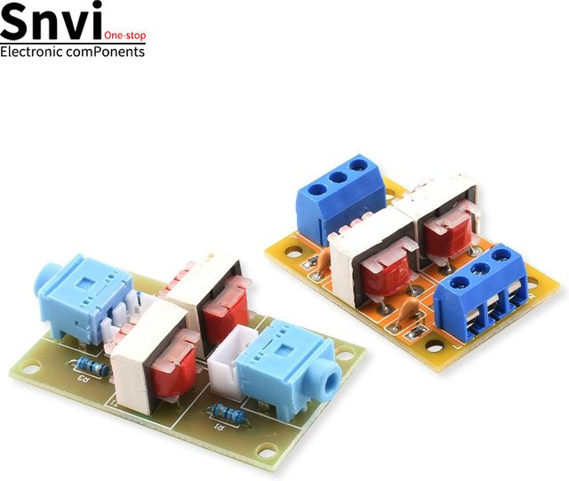 Snvi Stereo-Audio-Isolator mit 3,5-mm-Klinkenanschluss als Erdschleifen-Rauschfilter und Anti-Interferenz-Hum-Eliminator in Multicolour - Bild 1