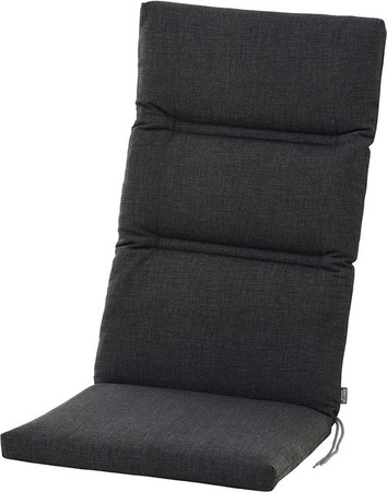 Siena Garden Sesselauflage Comfort Hochlehner Anthrazit H: 120 cm, B: 48 cm, T: 7 cm